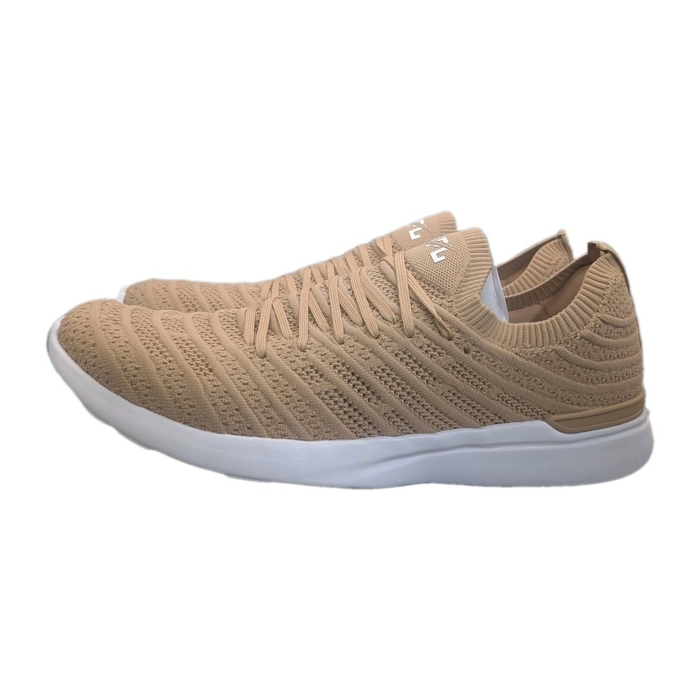 APL Athletic Propulsion Labs Mens TechLoom Wave Tan White Running Shoes 13 NEW